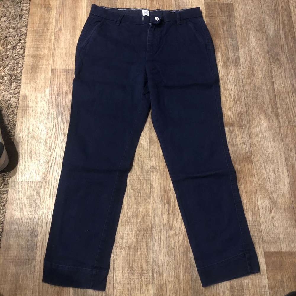 gap slim crop pants